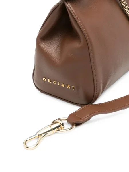 Colier Orciani din piele maro