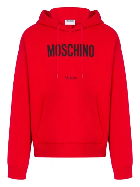 Hanorac cu glugă Moschino roșu