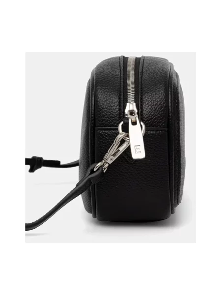 ERMANNO Firenze torebka crossbody z imitacji skóry czarna