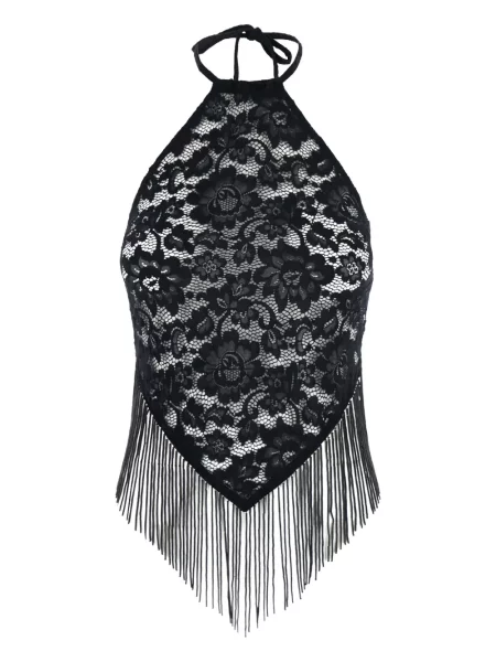 Top Venuja koronkowy czarny