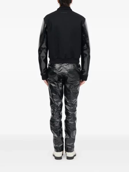 Geanta de piele Mm6 Maison Margiela negru