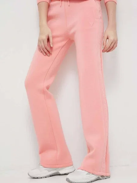 Guess spodnie dresowe BRENDA różowe