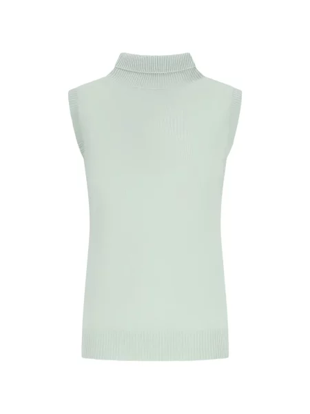 Pulover Sportmax fără mâneci verde