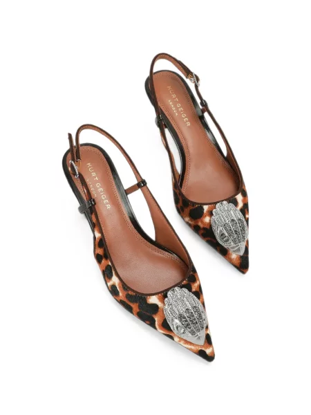 Pantofi cu toc Kurt Geiger London portocaliu