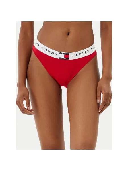 Tommy Hilfiger Underwear Moteriškos kelnaitės CLASSIC tamsiai mėlyna balta raudona