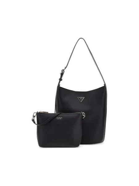 Torebka hobo Guess czarna
