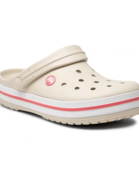 Papucs CROCS Crocband Stucco/Mellon bézs