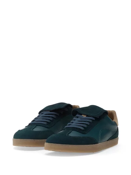 Sneakerși Grounds din piele de căprioară albastru