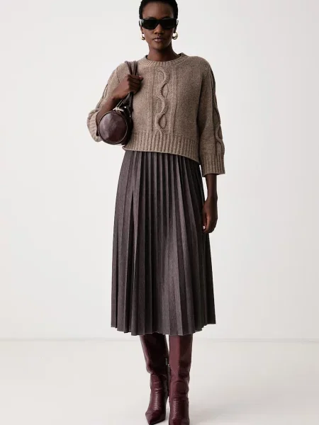 Weekend Max Mara сукня зі светром з додаванням вовни WKDCALCO
