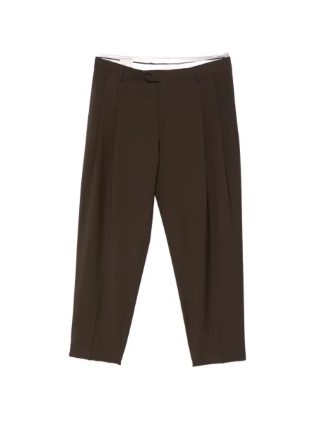 Pantaloni Briglia 1949 plisate maro