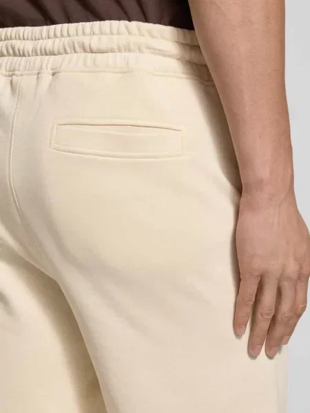 Szorty z dzianiny dresowej o kroju regular fit z czystej bawełny Boss Orange żółte