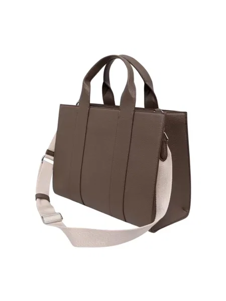 Karl Lagerfeld torebka shopper z imitacji skóry K/RSG MD brązowa