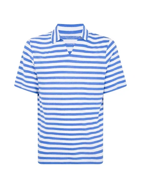 Tricou Majestic Filatures albastru