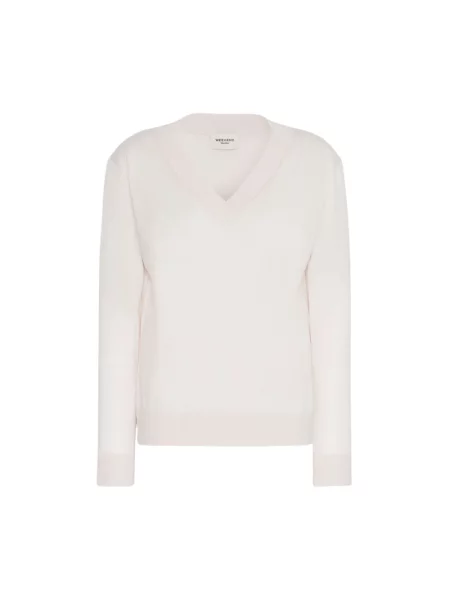 Sweter Weekend Max Mara z kaszmiru beżowy