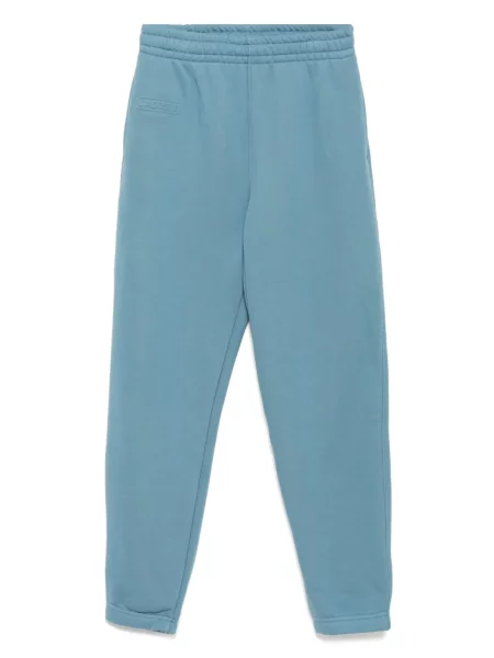 Pantaloni Lacoste din fleece albastru