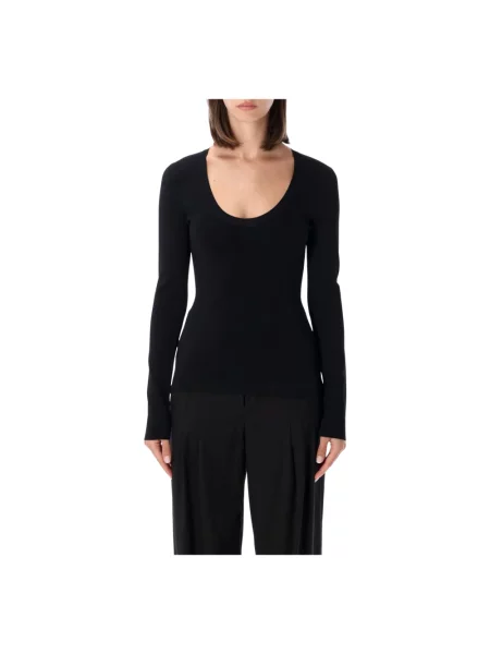 Dzianinowy top Stella Mccartney czarny