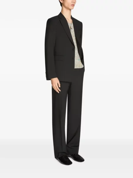 Costum Dries Van Noten de lână negru