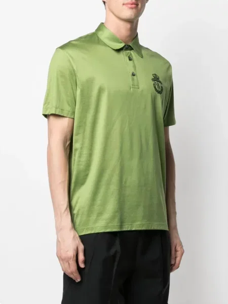 Polo Billionaire cu broderie verde