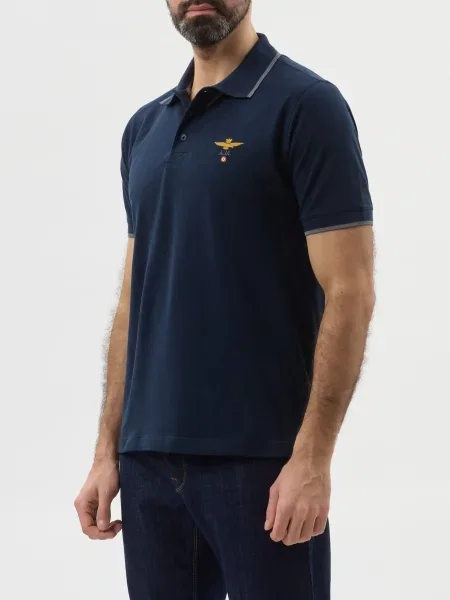 Поло Aeronautica Militare синее