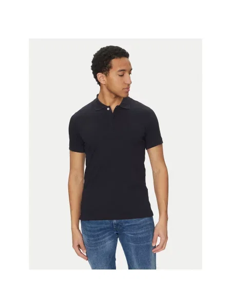 Geox Polo majica Mornarsko Regular Fit modra