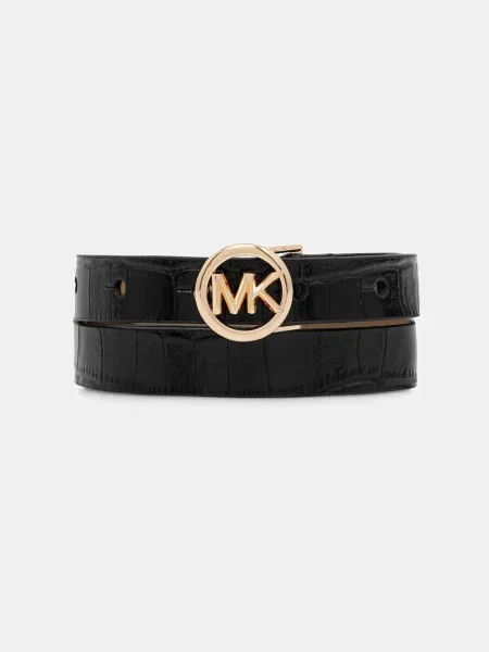 Michael Kors Curea de piele negru