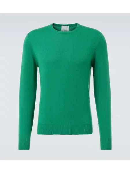 Pulover Allude din cașmir verde