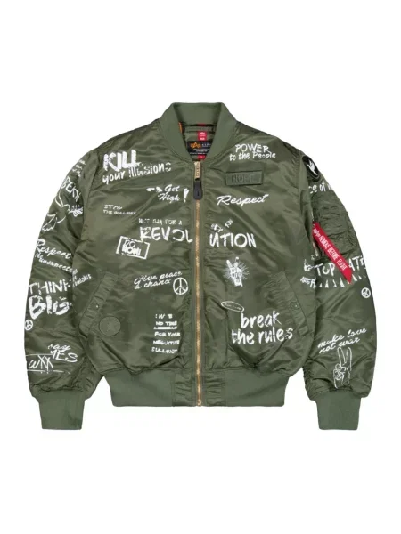 Kurtka bomber Alpha Industries zielony