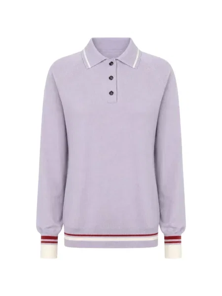 Top Amiya cu dungi violet