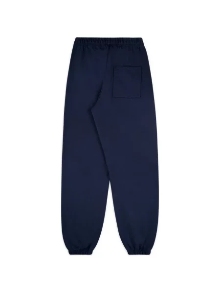 Pantaloni Sporty & Rich cu broderie alergare albastru