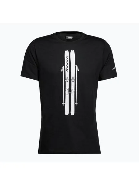 Tricou pentru bărbați DYNAFIT Graphic CO SS trekking negru