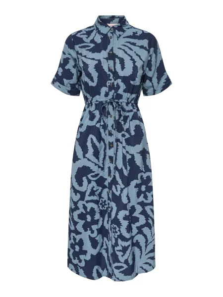 ONLY Rochie tip bluză ONLPERI marin / opal albastru