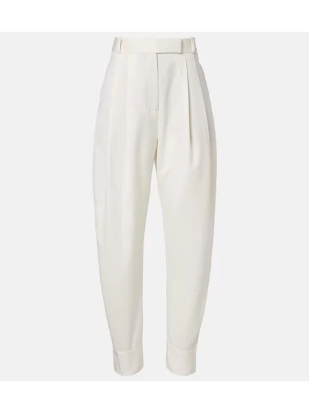 Pantaloni Róhe de lână alb