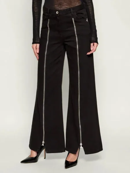 Patrizia Pepe Blugi | flare fit negru