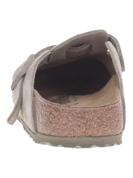BIRKENSTOCK Dreváky Boston kaki zelená