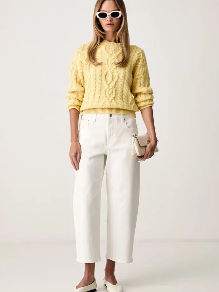 Weekend Max Mara pulover volnen WKDALBEN rumena