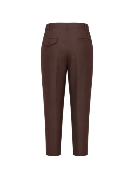 Pantaloni Comme Des Garçons Homme Deux cu model herringbone maro