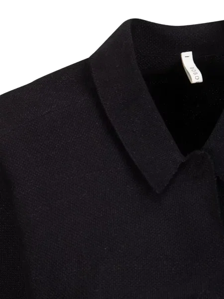 S ovratnikom jakna Boboutic crna