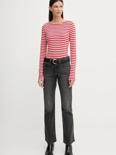 Levi's jeansy WEDGIE high waist szare