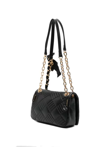 Colier Love Moschino matlasat negru