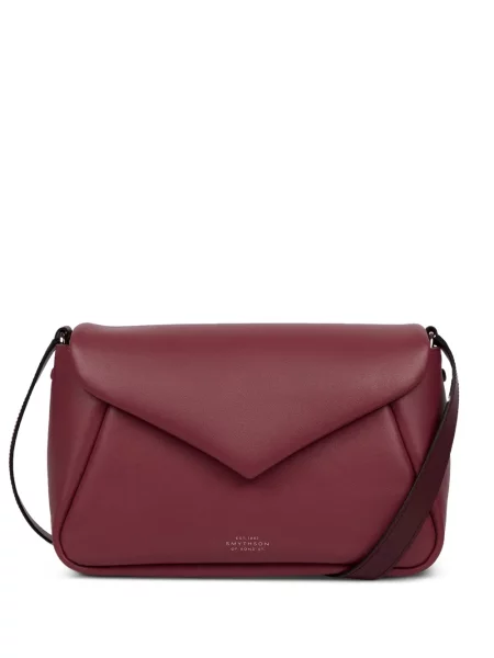 Geanta crossbody Smythson roșu