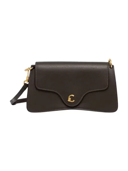 Coccinelle torebka crossbody skórzana zielona