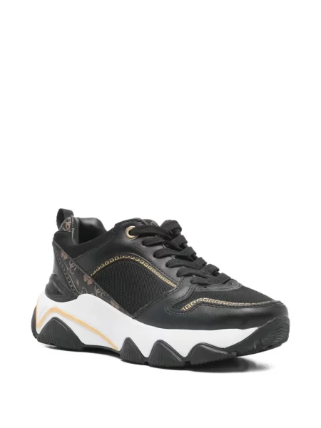 Sneakerși Guess cu autograf negru