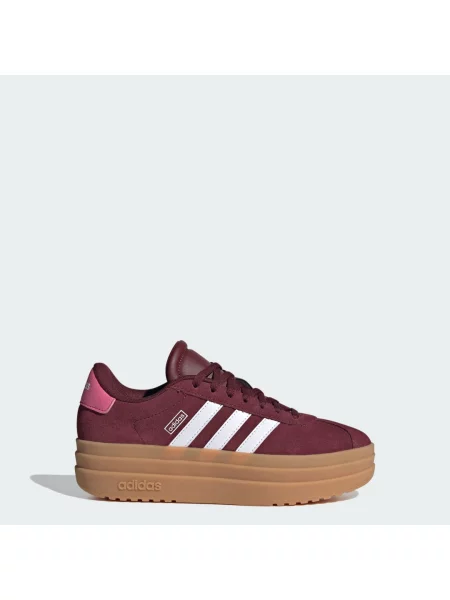 Sneakersy adidas bordowe