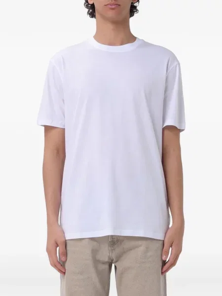 Тениска Armani Exchange с автограф бяло