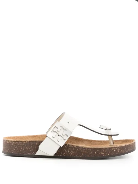 Chiloți tanga Tory Burch alb