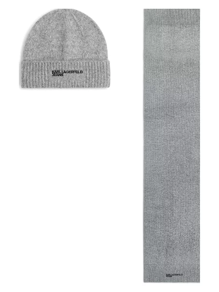 KARL LAGERFELD JEANS Căciulă / negru gri