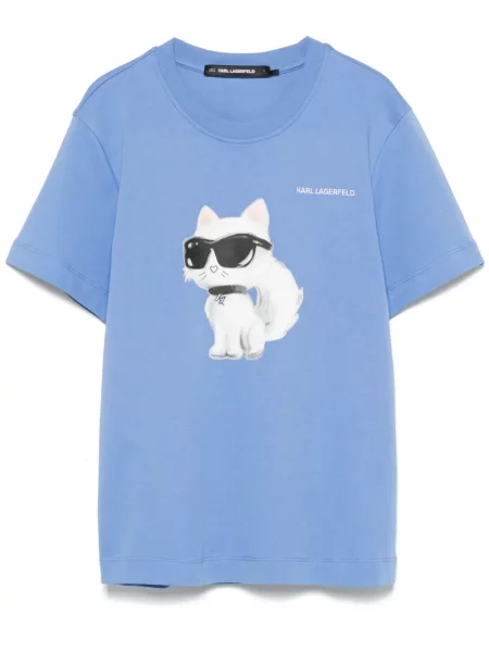 Tričko Karl Lagerfeld modrá