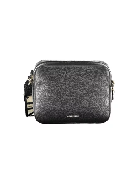 Torebka crossbody Coccinelle skórzana czarna