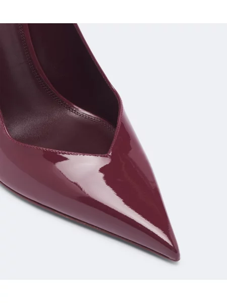 Pantofi cu toc Paris Texas din piele de lac