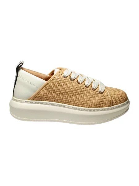 Sneakersy Alexander Smith skórzane beżowe